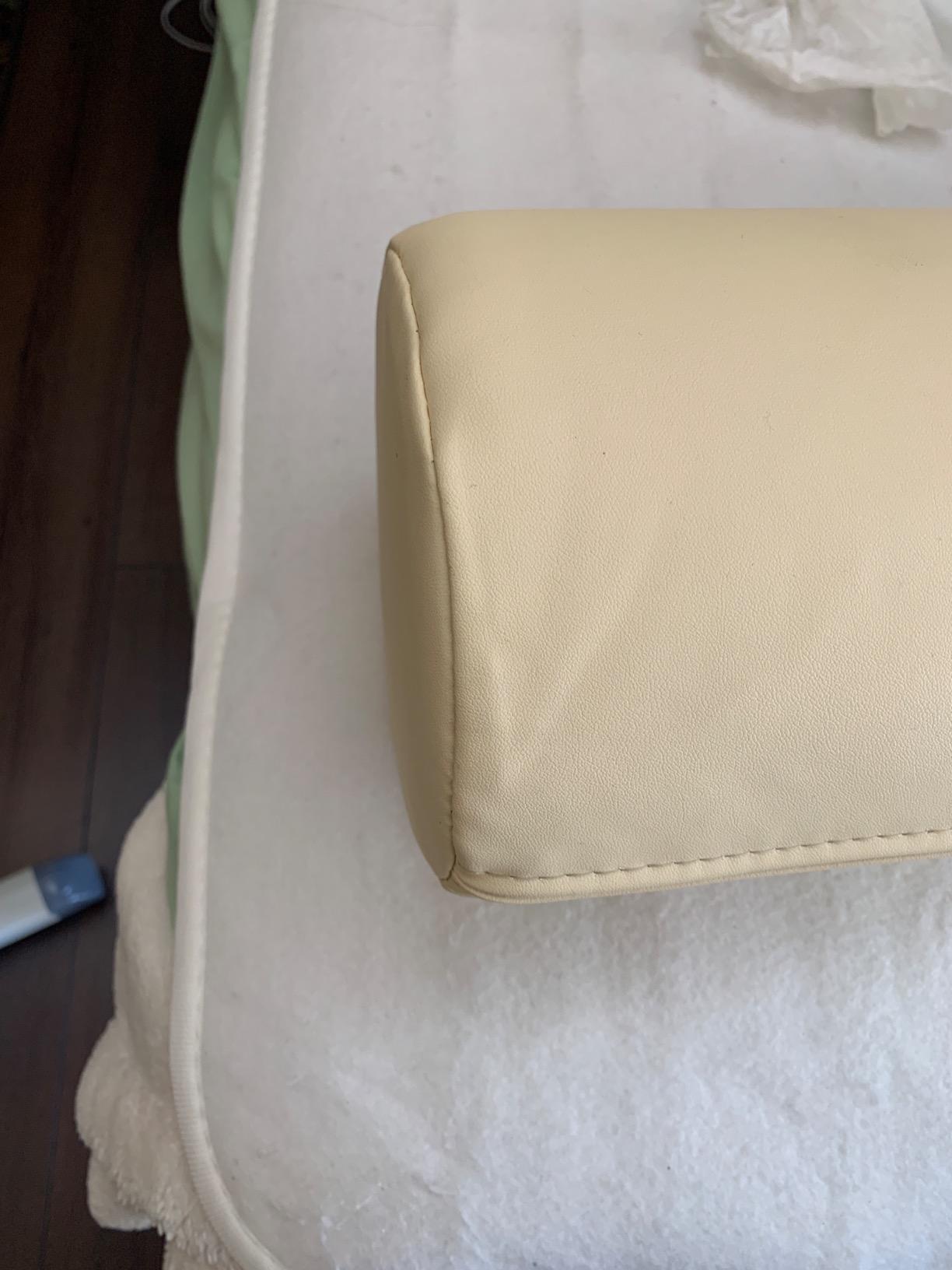 EarthLite Massage Bolster Pillow Full Round - Durable, Easy to Clean 100% PU Upholstery incl. Strap Handle/Professional Quality CFC-Free/Back Pain Relief customer photo 1