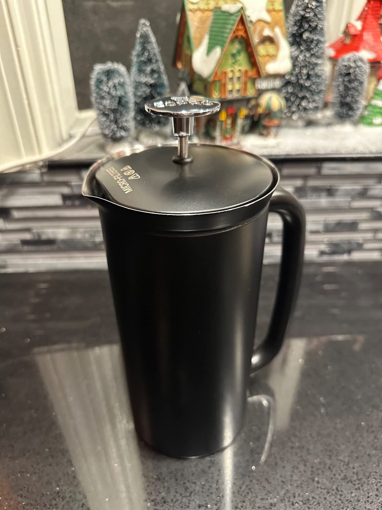 ESPRO P7 French Press, 18oz, Brushed, Stainless Steel Coffee Maker | Double Filter Coffee Press, Grit-Free Coffee, Heat Resistant Insulated Tea Press, Easy Hot and Cold Coffee Brewer, Tea Brewer customer photo 2