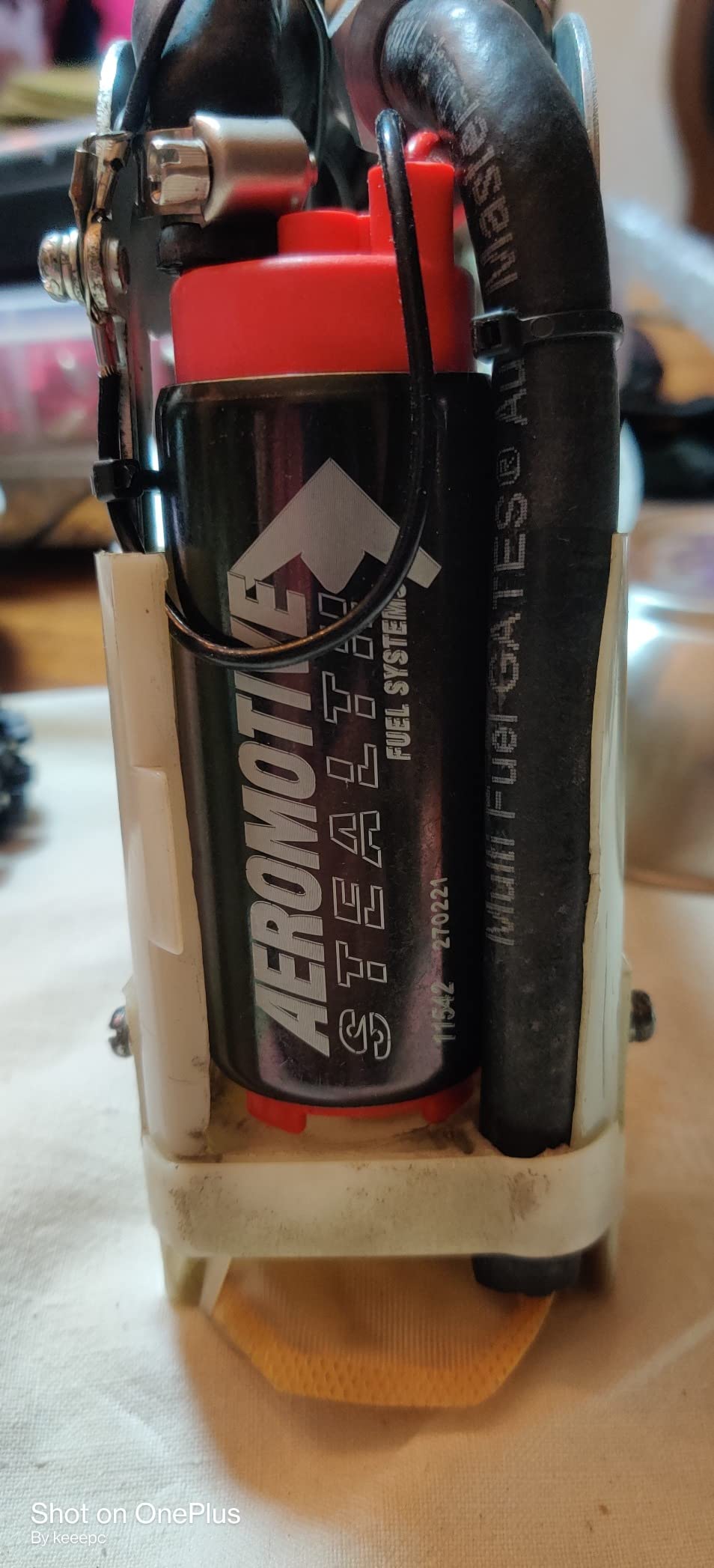 Aeromotive 340 LPH In-Tank Fuel Pump - 12V Electric High-Flow EFI - 11542 | Fuel Pump for Carbureted or EFI Car Engines, Gas & E85 Compatible, Inline Inlet, OEM 39mm Body customer photo 2