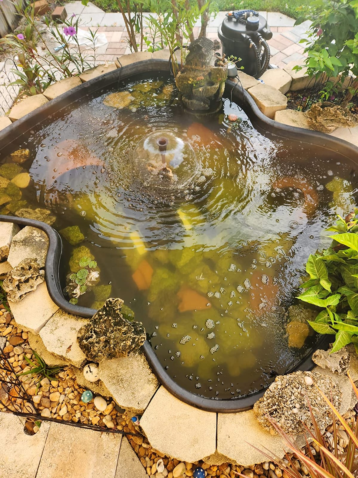 Flexzion Pond UV Lights for Outdoor Ponds - 18W Medium Light, 5283-Gal Capacity, 2500L/H UV Pond Clarifier for Outdoor Ponds, Clears Water in Days (CUV-118) | 18W Uv Light for Pond Clarifier, 2500L/H Flow customer photo 2