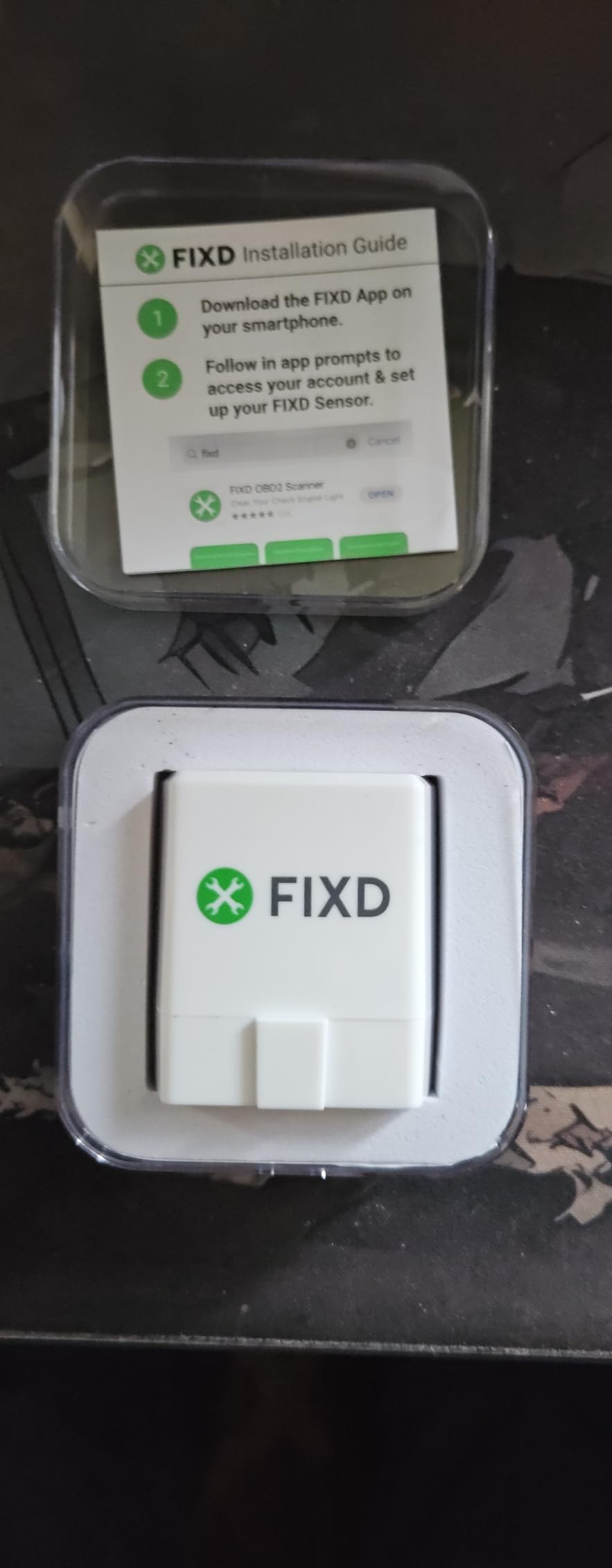 FIXD Bluetooth OBD2 Scanner - Car Diagnostic Check Engine Code Reader | iPhone/Android compatible | Automotive scan tool for repairs + buying | Enhanced manufacturer data customer photo 2