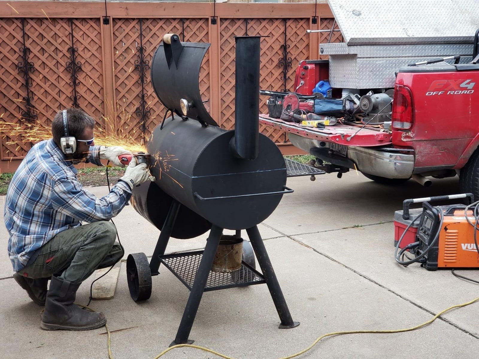 onlyfire Universal Rotisserie Kit with 110V Electric Motor for Gas Grills | Stainless Steel, 45