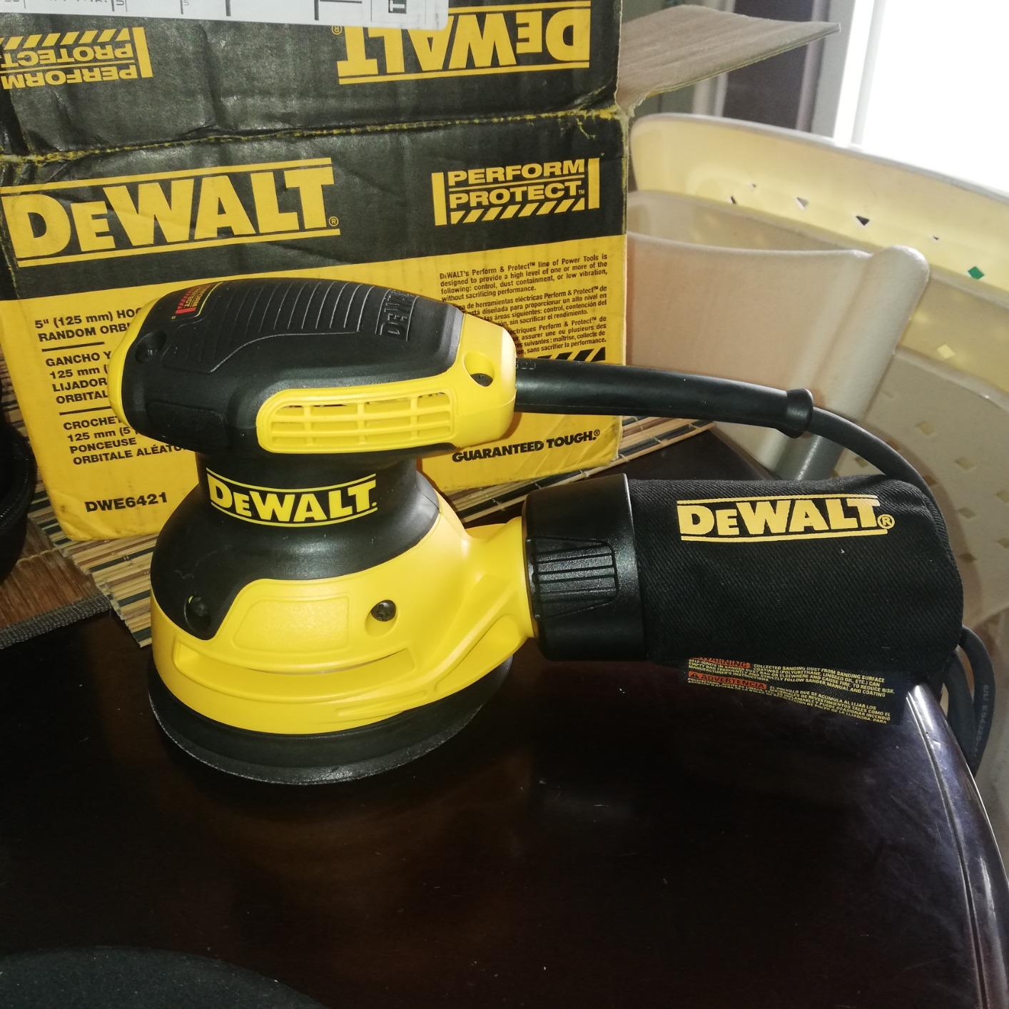 DEWALT Orbital Sander, 5 Inch Palm Sander Tool, 12,000 OPM (DWE6421) customer photo 2