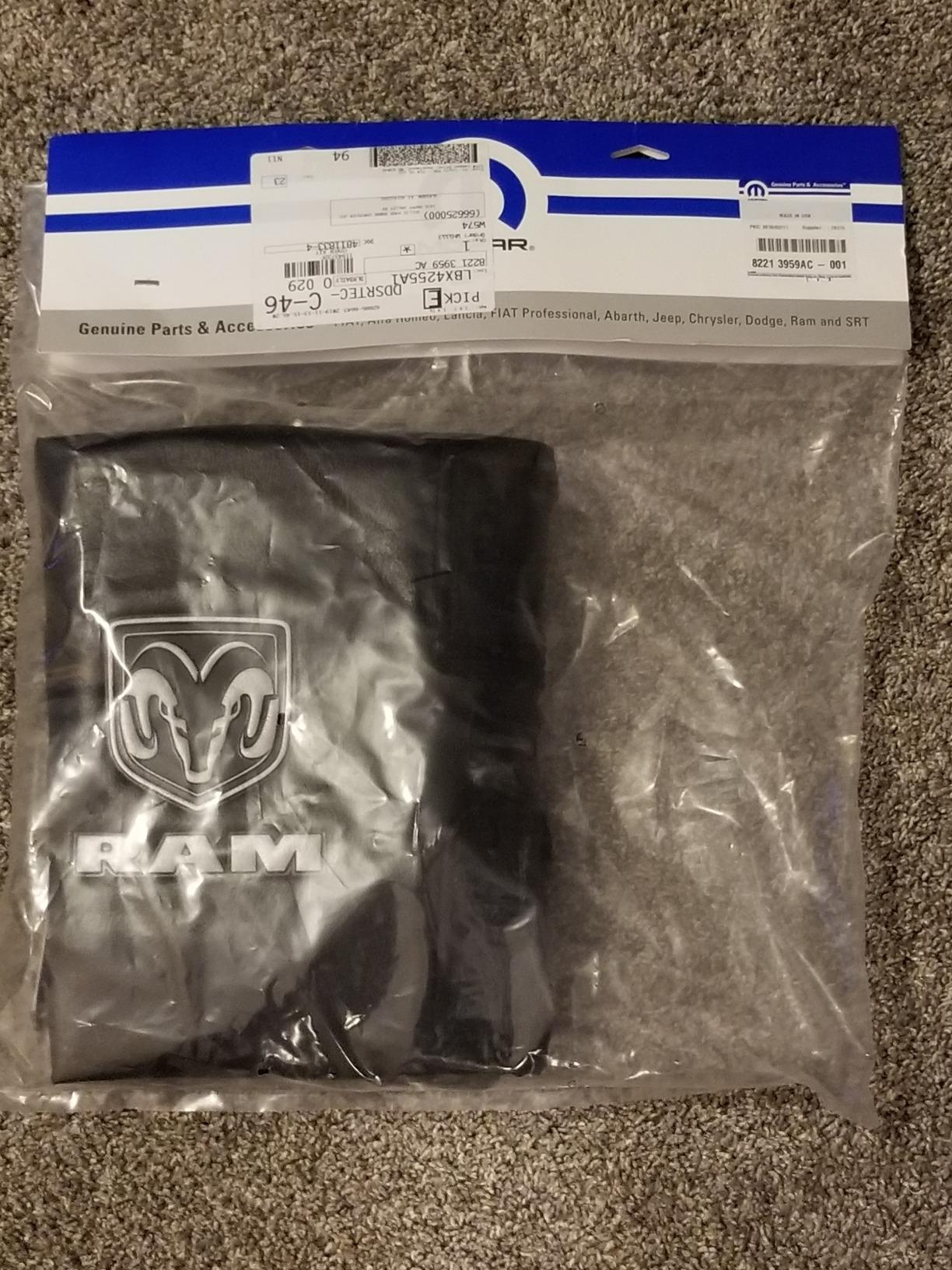 Mopar 82213959AC Front End Cover Cold Weather Cover for 3.0L Diesel Engines only. Mounts to exterior grille opening and includes four individual air intake openings to provide air flow to radiator customer photo 2