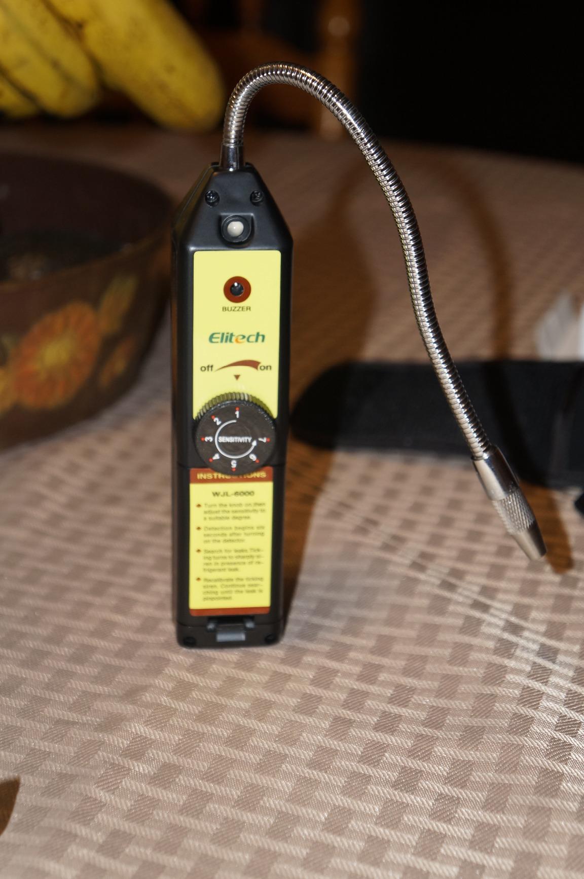 Elitech Freon Leak Detector Halogen Refrigerant Gas Leak Detector HVAC Tester AC Sniffer R22 R410A R134A 1234YF, WJL-6000S customer photo 2