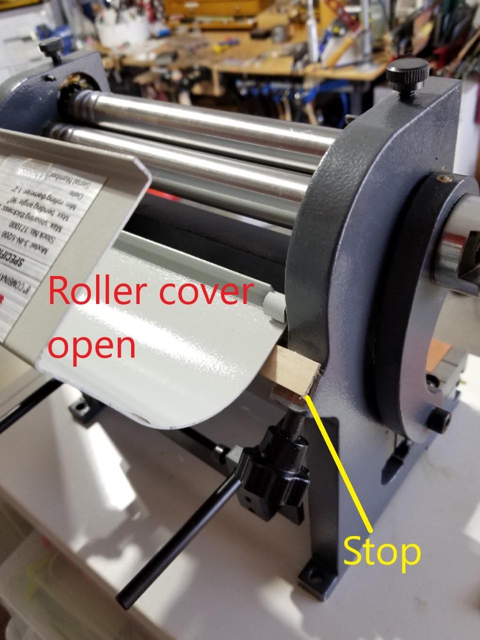 KAKA INDUSTRIAL Metal Brake, 8-inch, 3-In-1 Combination Shear Brake Roll Machine, 20-Gauge customer photo 1