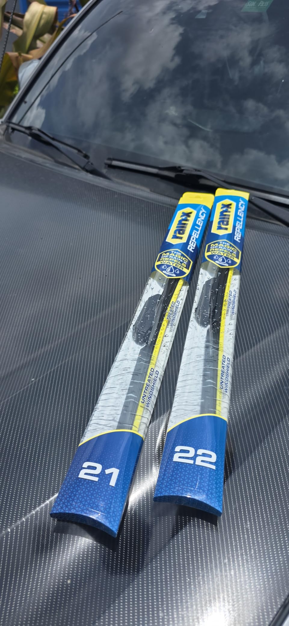 Rain-X 5079279-2 Repellency Water Repellent Wiper Blades, 22