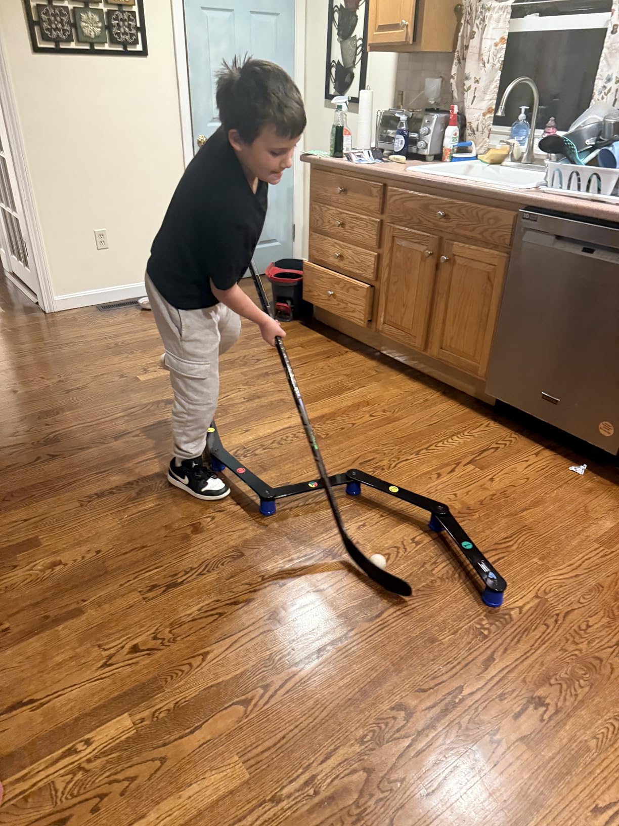 Hockey Revolution Lightweight Stickhandling Training Aid, Equipment for Puck Control, Reaction Time and Coordination customer photo 1