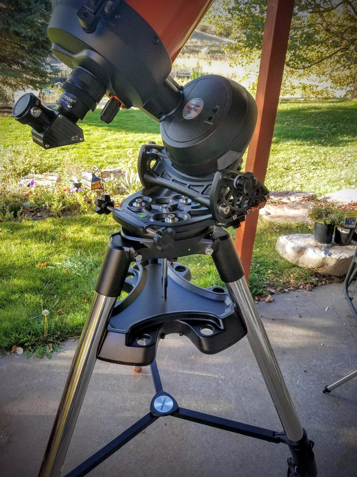 Celestron Equatorial Wedge for NexStar Evolution, SE & Origin Telescopes | Precision Polar Alignment, Long-Exposure Astrophotography, Tool-Free Latitude Adjustment, EQ Tracking for Alt-Azimuth Mount customer photo 1