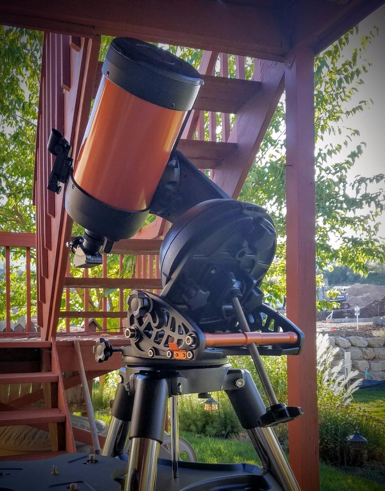 Celestron Equatorial Wedge for NexStar Evolution, SE & Origin Telescopes | Precision Polar Alignment, Long-Exposure Astrophotography, Tool-Free Latitude Adjustment, EQ Tracking for Alt-Azimuth Mount customer photo 2