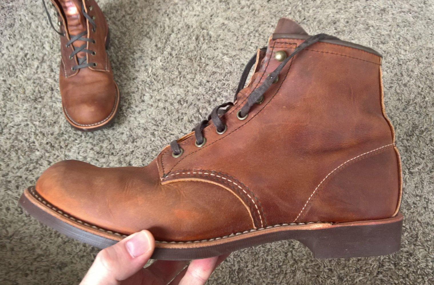 Red Wing Shoes Heritage Blacksmith Men's 6-Inch Boot, Full Grain Leather customer photo 1