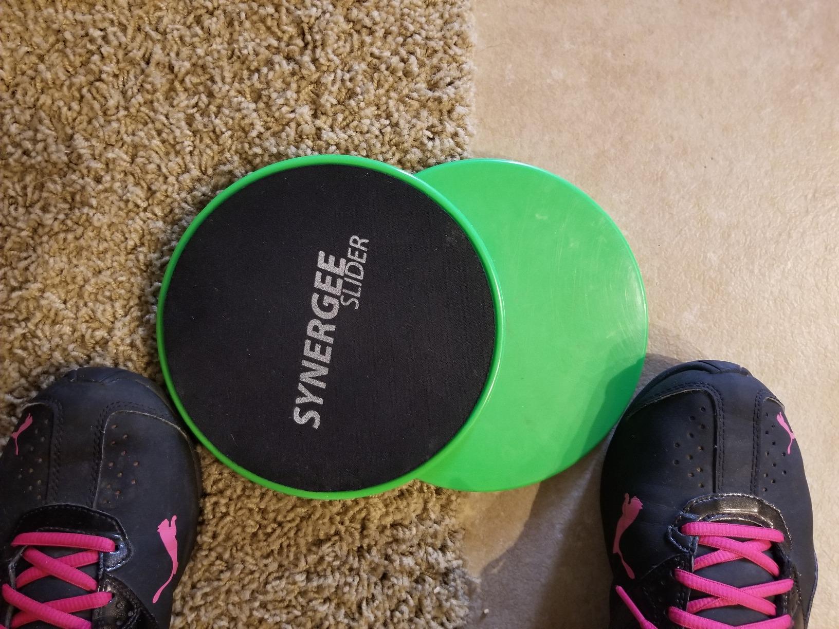 Synergee Core Sliders - Dual Sided Ab Exercise Equipment customer photo 2