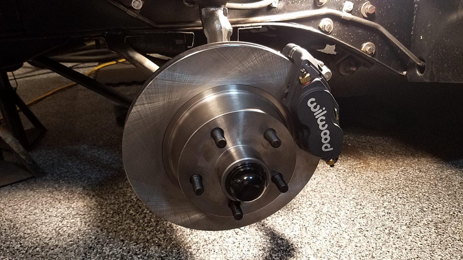 Wilwood Brake System, Classic Series, Dynalite, Front, 4 Piston Caliper, 11.30 in Solid Rotor, Offset, Aluminum, Gray, Various Ford 1965-70, Kit customer photo 1