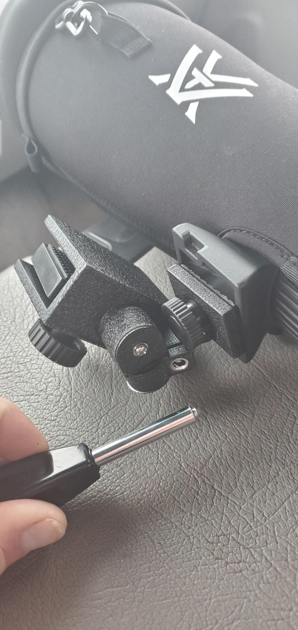 Gosky Adjustable Vehicle Car Window Mount - Binocular Window Mount - Spotting Scope Window Mount customer photo 2