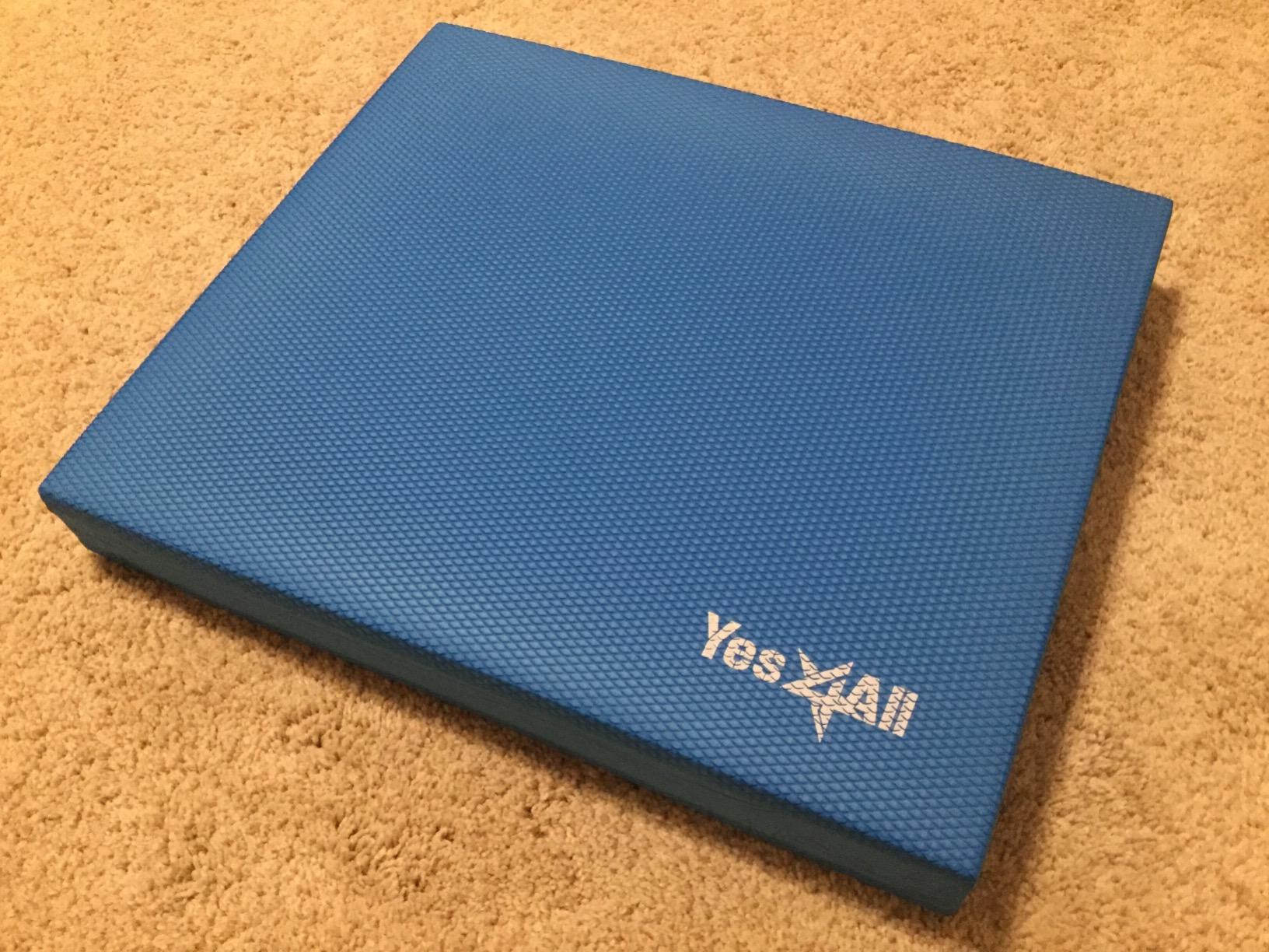 Yes4All Exercise Balance Pad, Non-Slip Foam Kneeling Pad | Durable TPE Foam Delivers Firm Cushioning for Balance Training, Knee Exercises, Yoga, Home Workouts & Standing Desk Use customer photo 2