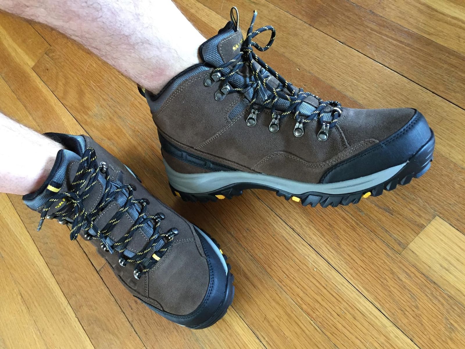 Skechers Mens Relment-Pelmo | Hiking, Waterproof, Relaxed Fit, Air-Cooled Memory Foam, Lace-Up Ankle Boot customer photo 2