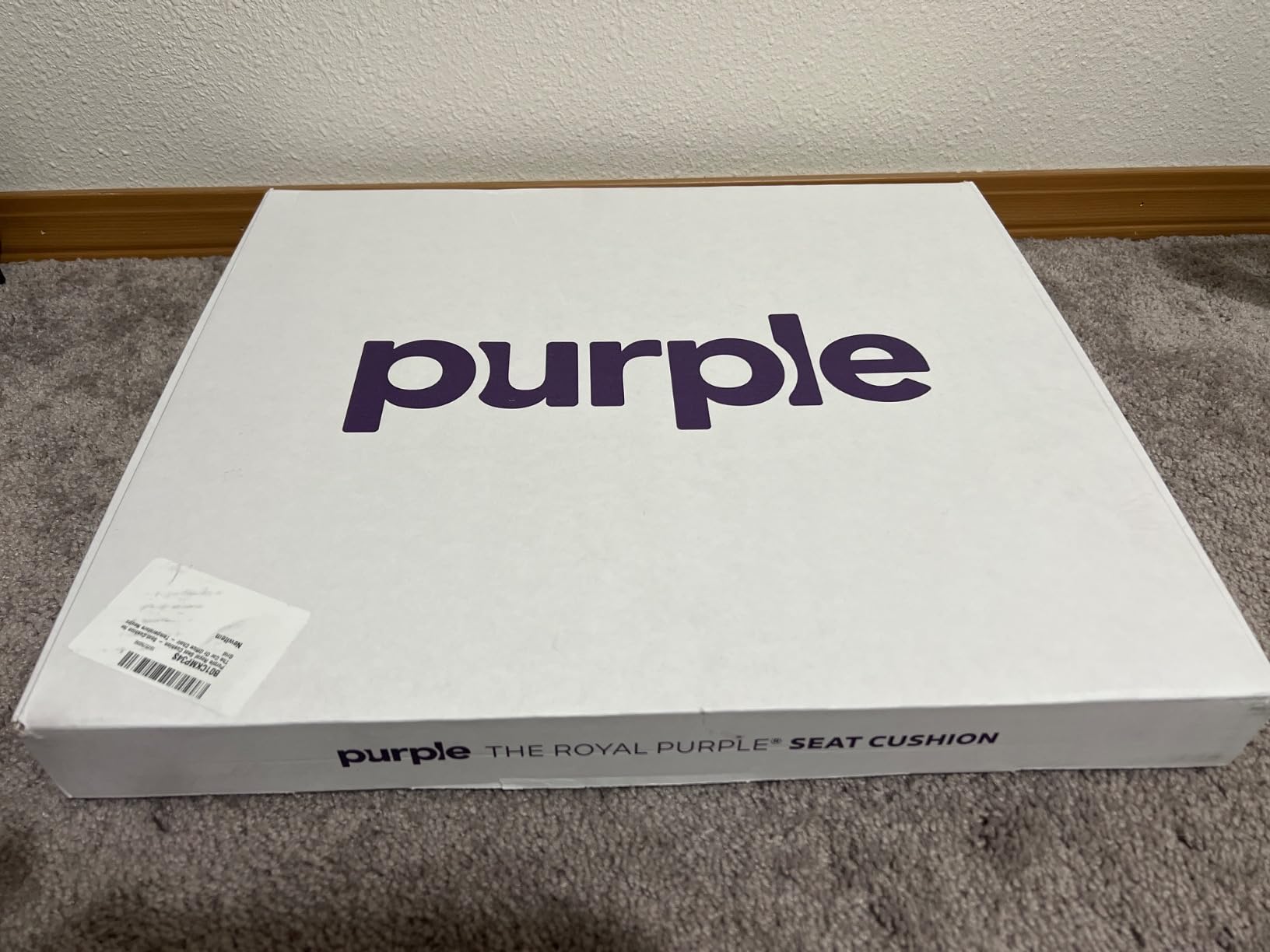 Purple Royal Seat Cushion, Portable 2 Inch Gel Seat Cushion, GelFlex Grid | Handles for Car, Office Chair, Stadium - Pressure-Reducing for Hard Seats, Temperature-Neutral, No-Slip - Made in USA customer photo 2