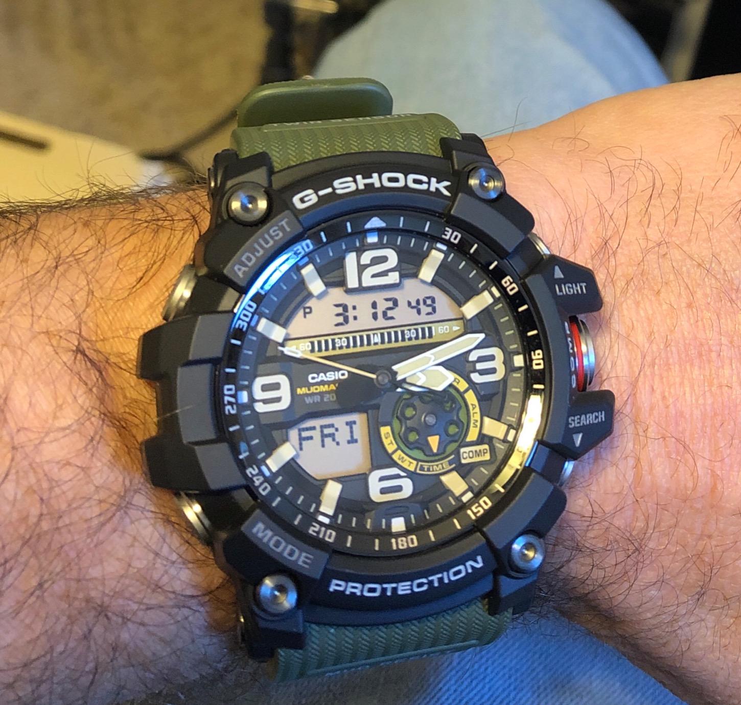 Casio Men's GG-1000-1A3CR G Shock Analog-Digital Display Quartz Green Watch customer photo 2