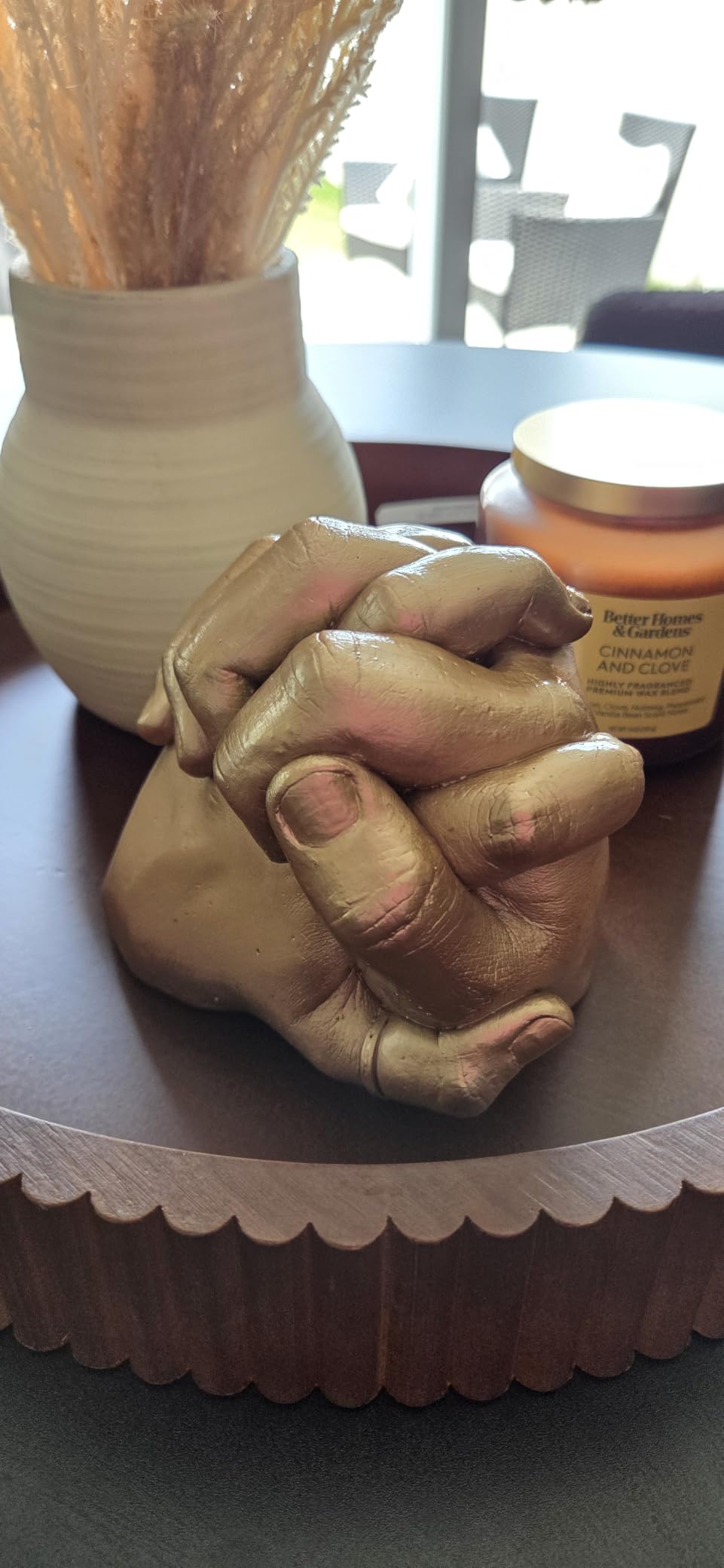 Luna Bean Hand Casting Kit - Couples, Wedding, Hand Mold customer photo 2