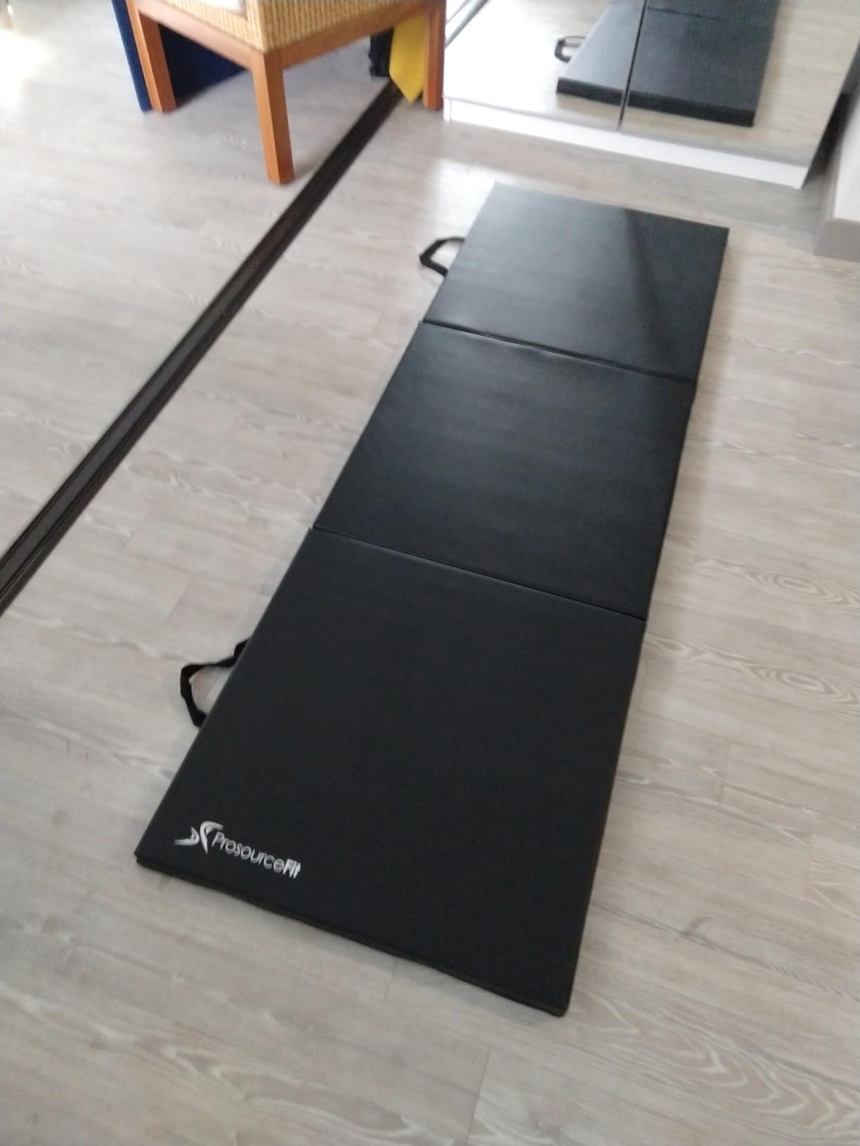 ProsourceFit Tri-Fold Folding Thick Exercise Mat 6'x2' with Carrying Handles for MMA, Gymnastics, Core Workouts customer photo 1