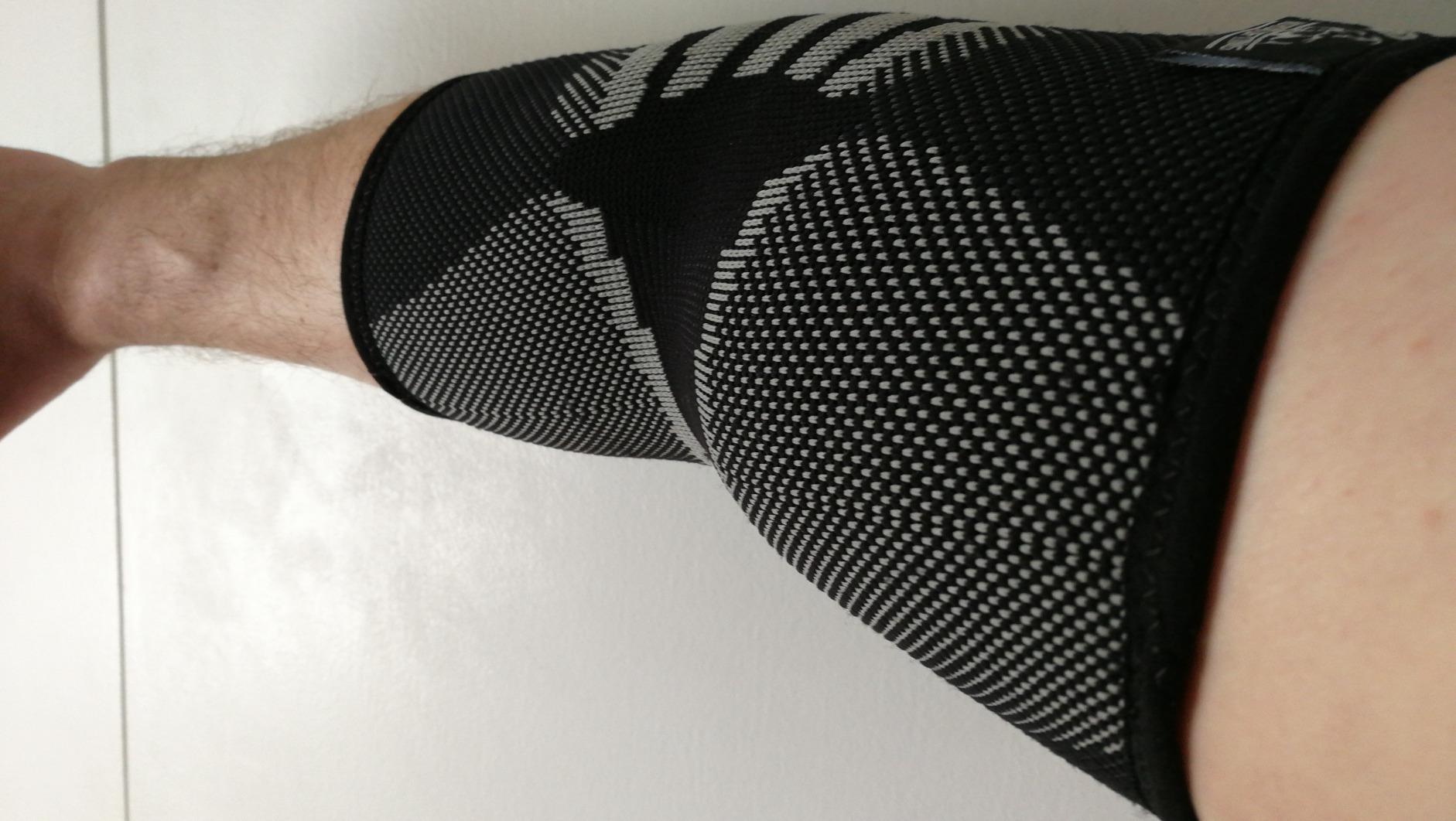 Nordic Lifting Elbow Compression Sleeves for Weightlifting and Fitness | Elbow Brace for Men & Women for Gym and Home Workouts, with Targeted Support that Helps Relieve Joint Pain and Tendinitis customer photo 1