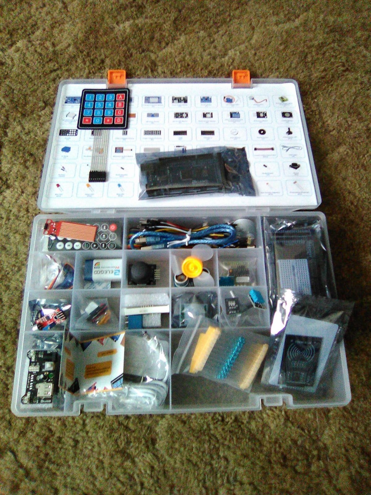 ELEGOO Mega 2560 R3 Project The Most Complete Starter Kit with Tutorial | Compatible with Arduino, Ultimate Starter Kit, PDF Tutorial, 35+ Guided Projects, 200+ Components, Sensors, Displays, Motors customer photo 1