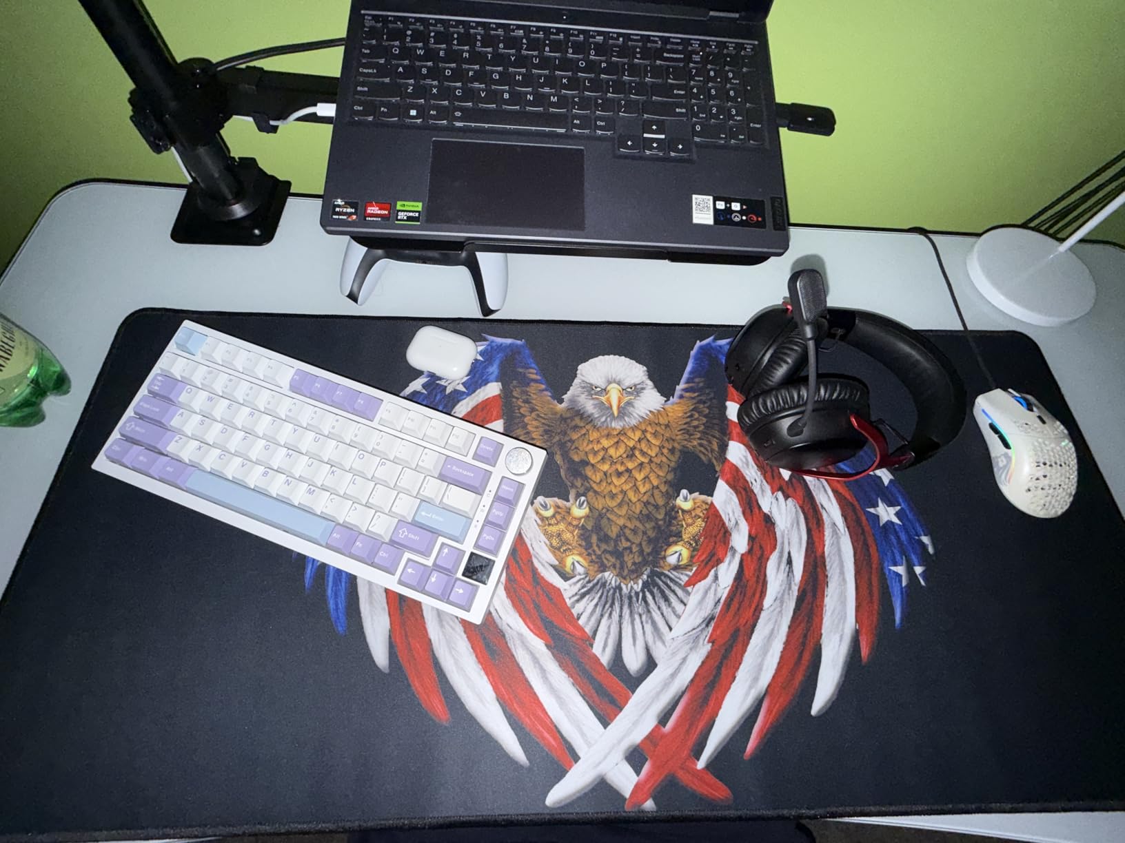 XXL Professional Large Mouse Pad & Computer Game Mouse Mat (35.4x15.7x0.1IN, Map) customer photo 1