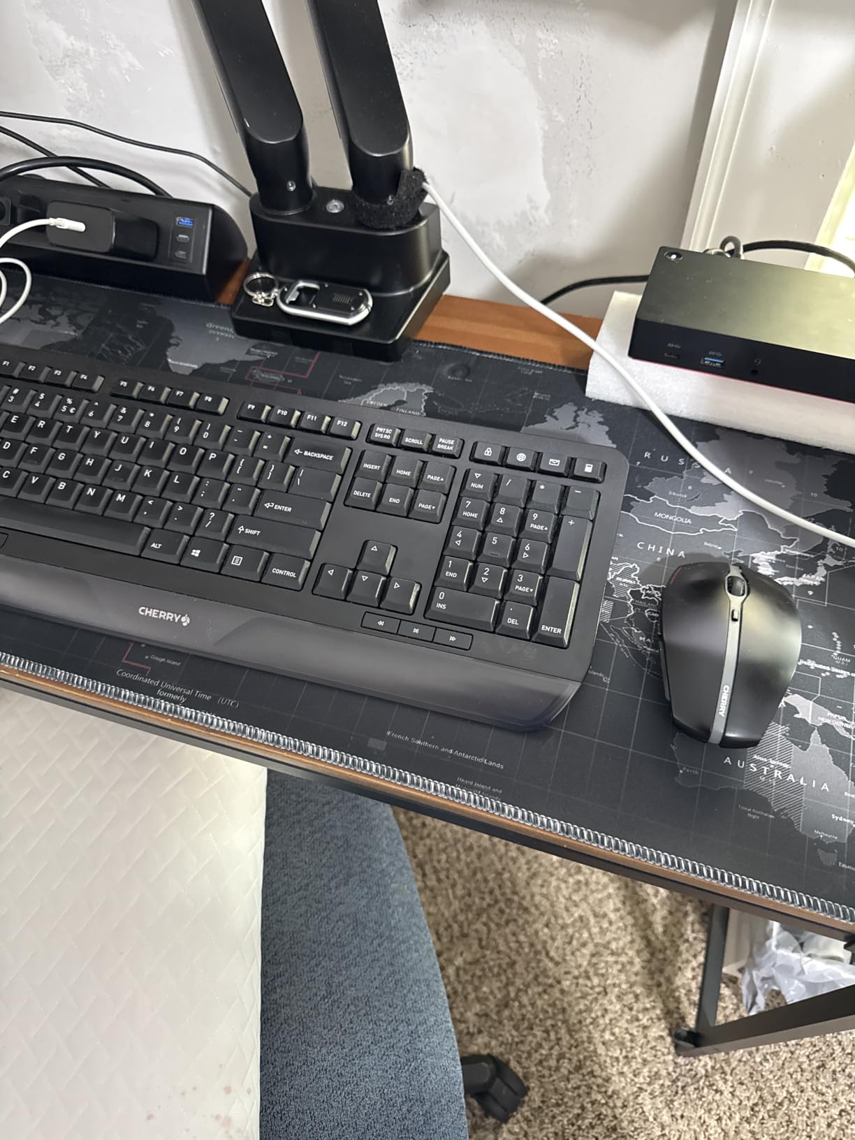 XXL Professional Large Mouse Pad & Computer Game Mouse Mat (35.4x15.7x0.1IN, Map) customer photo 2