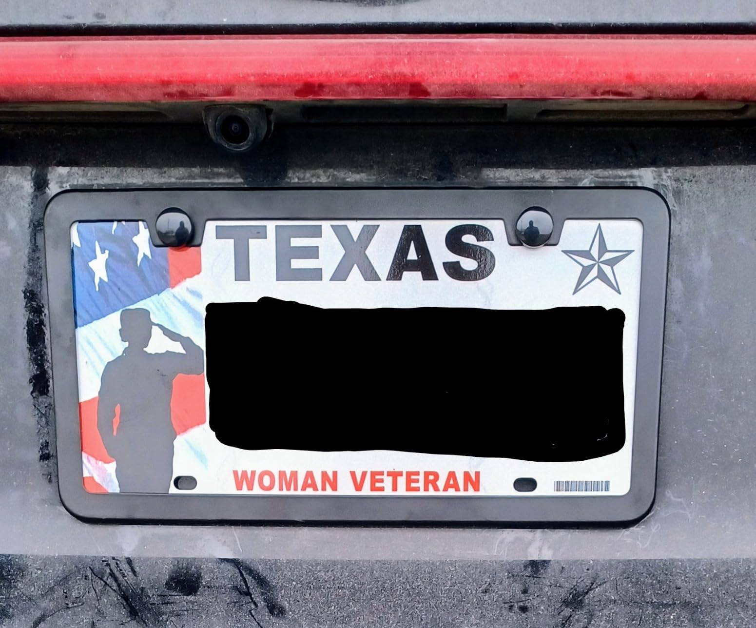 SunplusTrade License Plate Frame Black Matte Powder Coated Aluminum with Screw Caps (2 Pieces) customer photo 2