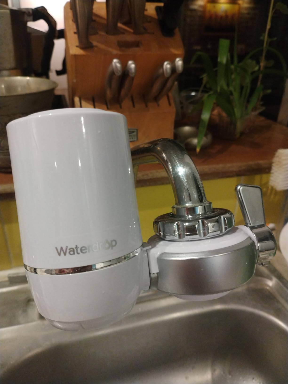 Waterdrop FC-01 Water Filter for Sink Faucet, 320 Gallons | Reduces Chlorine, NSF Certified Tap Water Filter for Kitchen Sink, Lead-Free Material, Easy Installation, 1 Filter customer photo 1