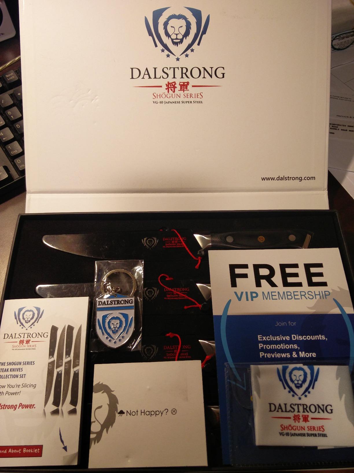 Dalstrong Steak Knife Set of 4-5