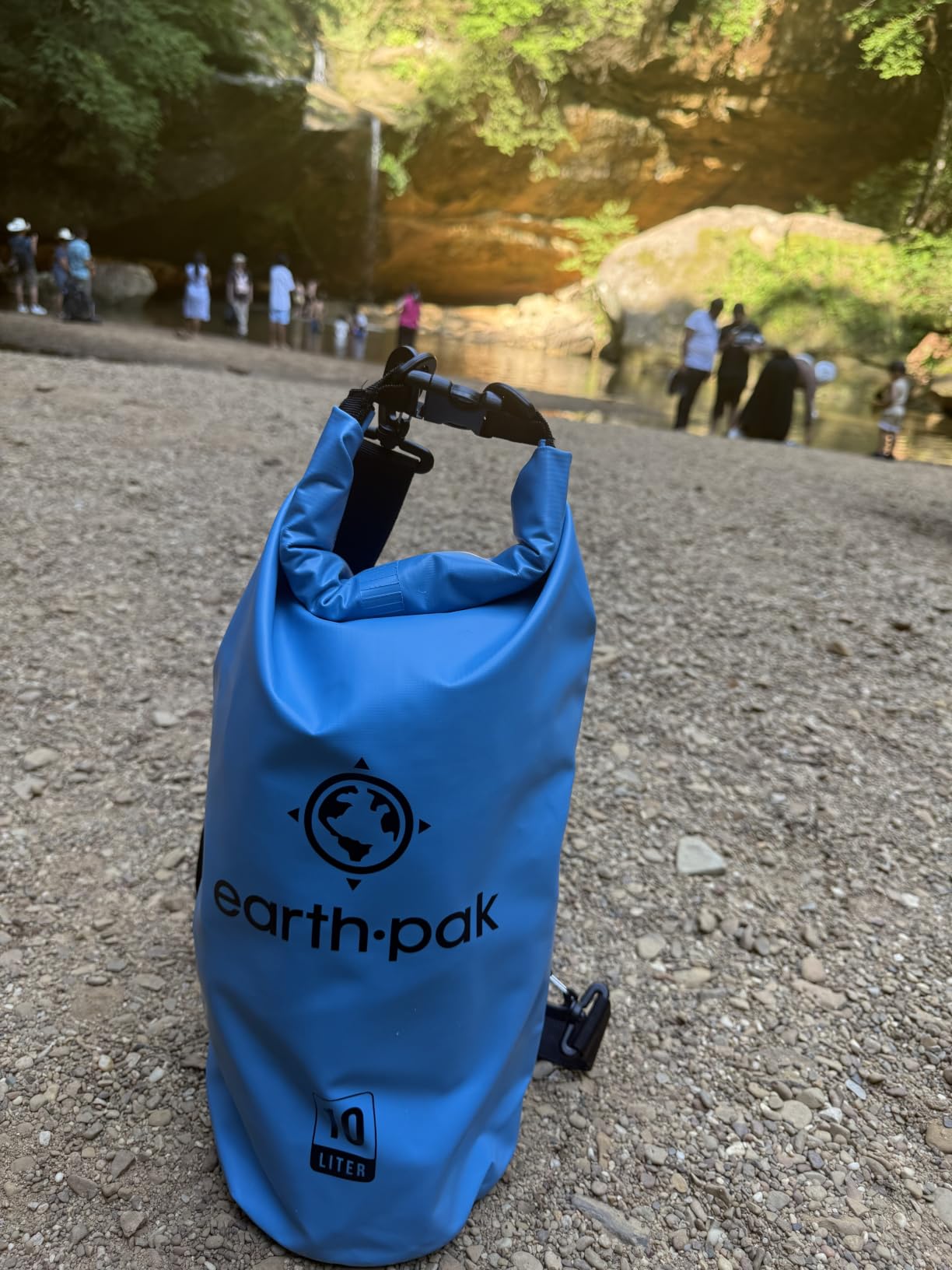 Earth Pak Waterproof Dry Bag - Roll Top Waterproof Backpack Sack Keeps Gear Dry for Kayak with Waterproof Phone Case customer photo 1