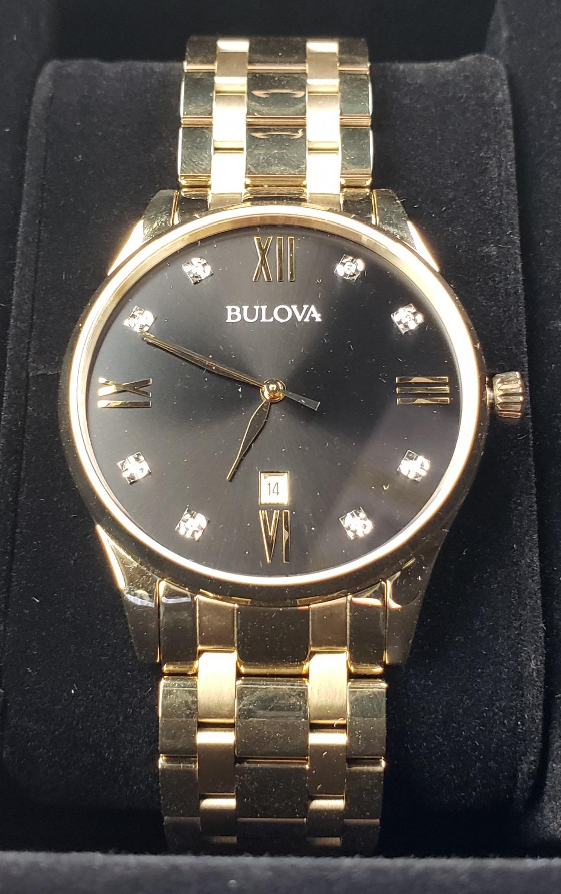 Bulova Men's Classic Stainless Steel Watch with Diamonds and Day Date customer photo 2