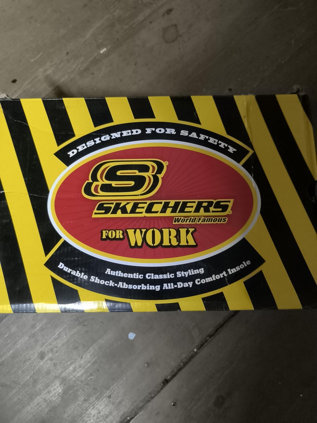 Skechers Men's Cankton Steel Toe Construction Shoe - Electrical Hazard Rated, Memory Foam | Walking, Slip-ins, Max Cushioning, Glide-Step, Air-Cooled Goga Mat, Machine Washable customer photo 2