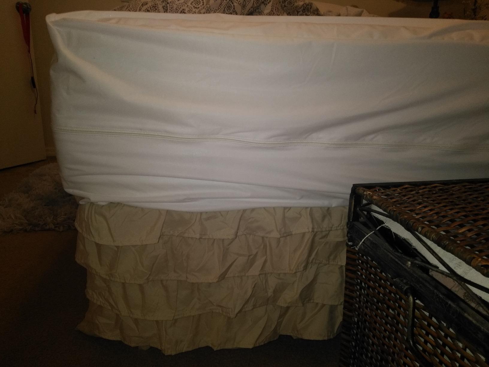 Waterproof Zippered Mattress Protector Queen Size, 12