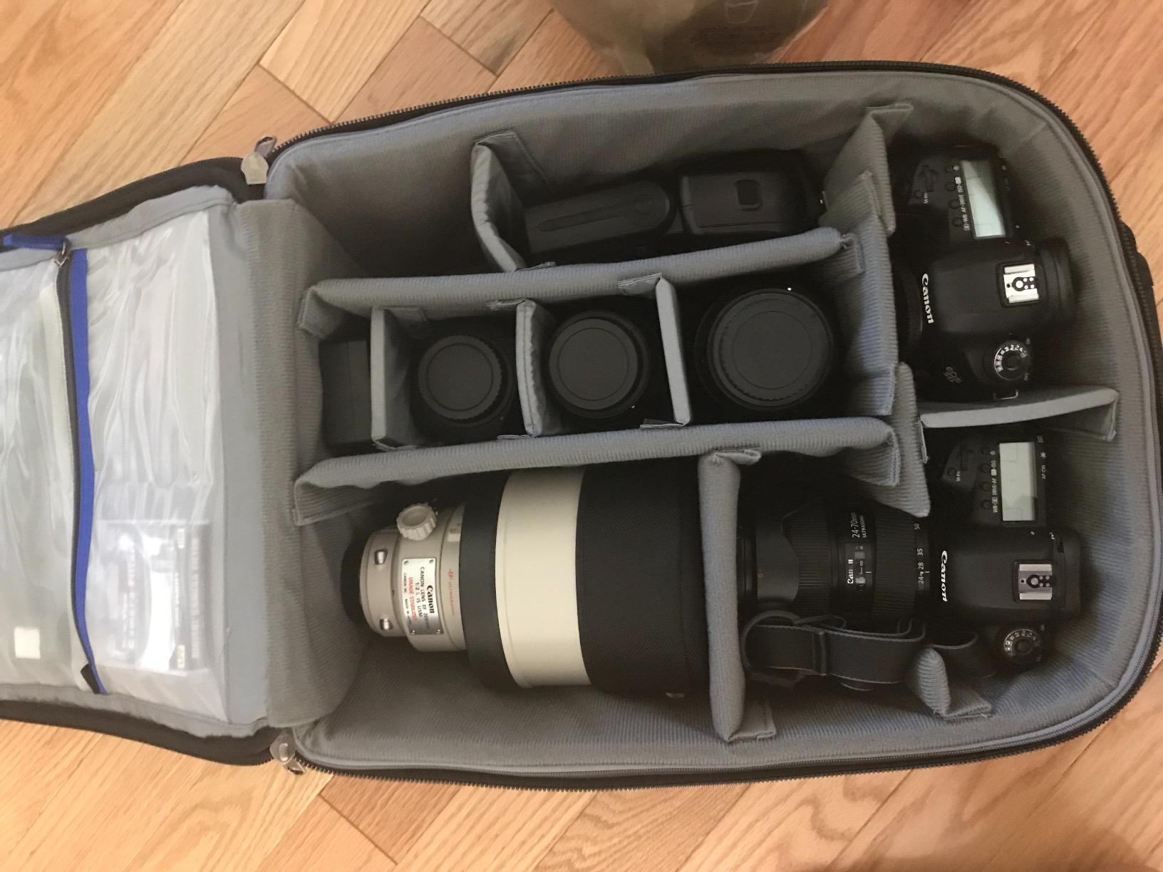 Think Tank Airport International V3.0 2 Wheel Rolling Carry-On Camera Bag, 80mm Quiet Wheels, Retractable Handle, Custom Design Interior Compartments - Black customer photo 1
