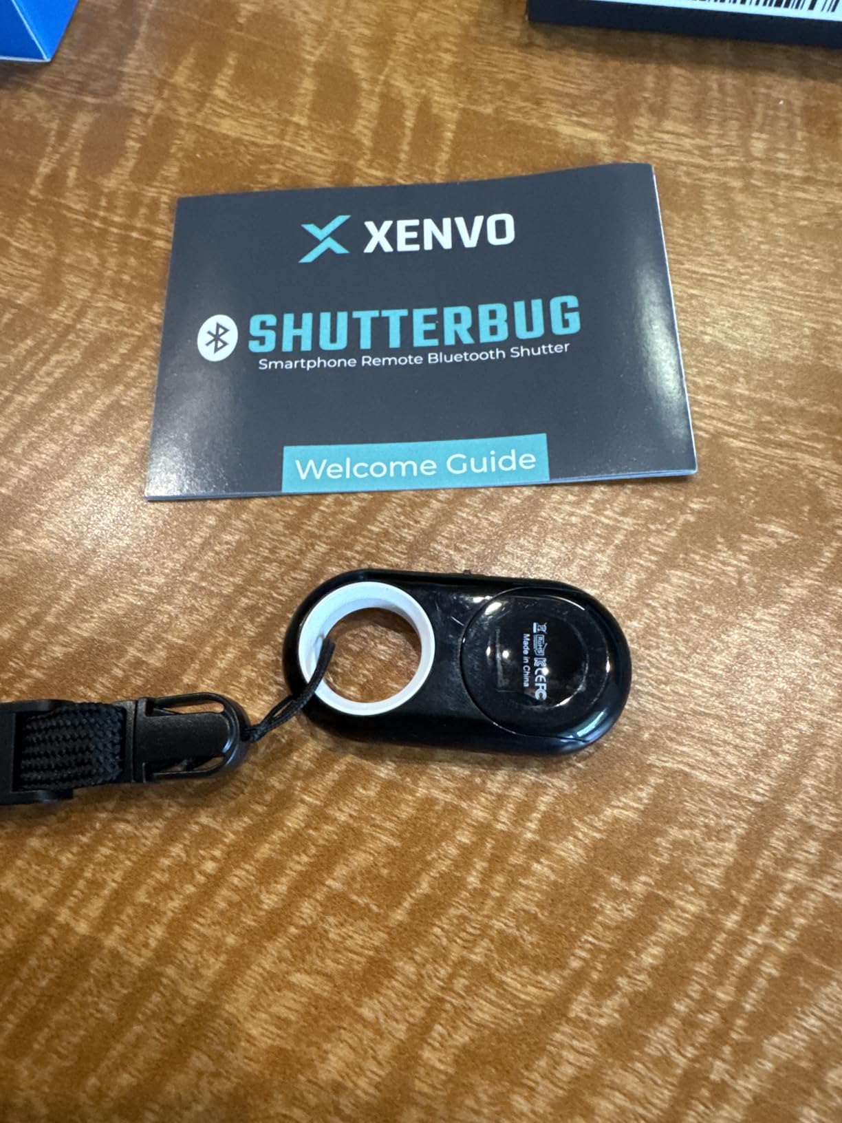 Xenvo Shutterbug - Camera Shutter Remote Control - Bluetooth Wireless Selfie Button Clicker - Compatible with iPhone, iPad, Android customer photo 1