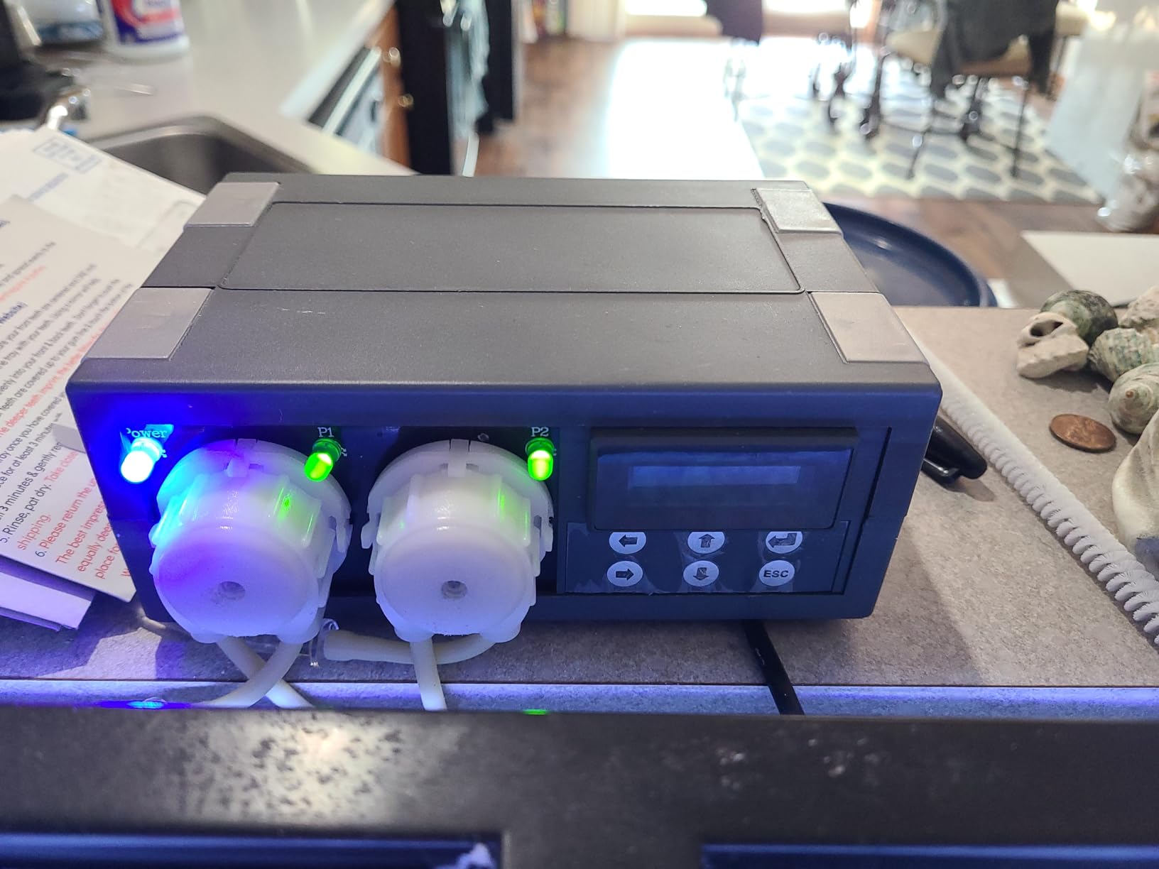 Jecod DP-2 Programmable Auto Dosing Pump, 2 Channel | Automatic Aquarium Doser for Reef & Marine Aquariums customer photo 2