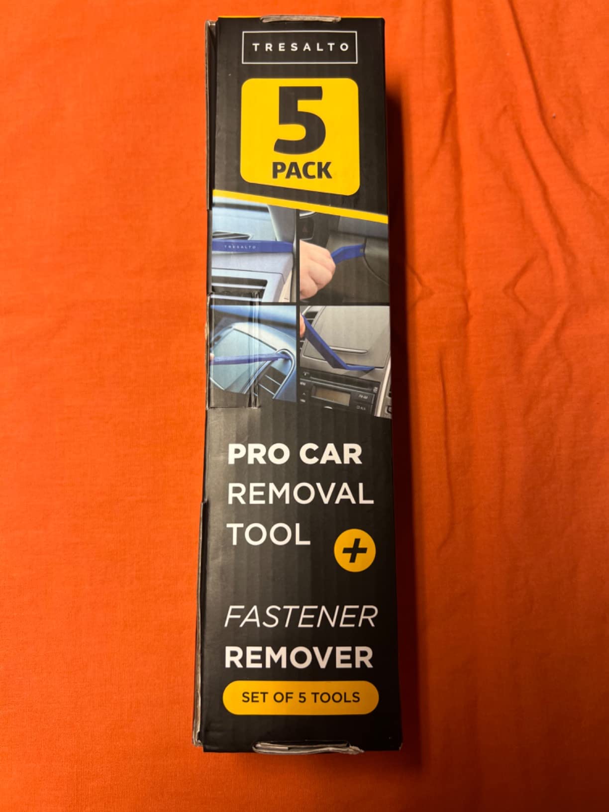 Tresalto Auto Trim Removal Tool Kit - 5 Piece set for Dash, Door Panel, Clip Remover - Scratch-Resist Nylon Pry Tools for Interior Car Trims Work - Panel Prying Tools Included - Blue customer photo 1