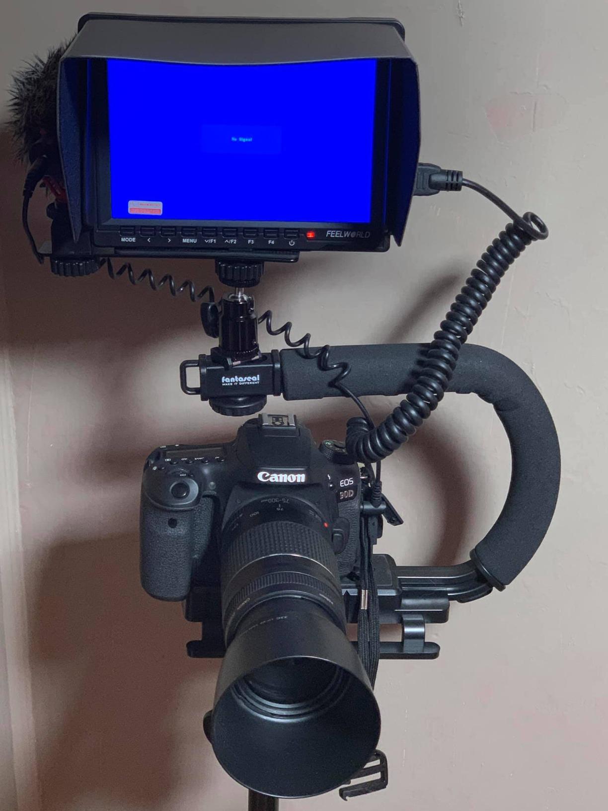 FEELWORLD FW759 7 Inch 400nit On Camera Field DSLR Monitor, 4K HDMI Input 1280x800 IPS with Focus Peaking Histogram False Color, See Clearly, Lightweight for Video Shooting Vlogging customer photo 2