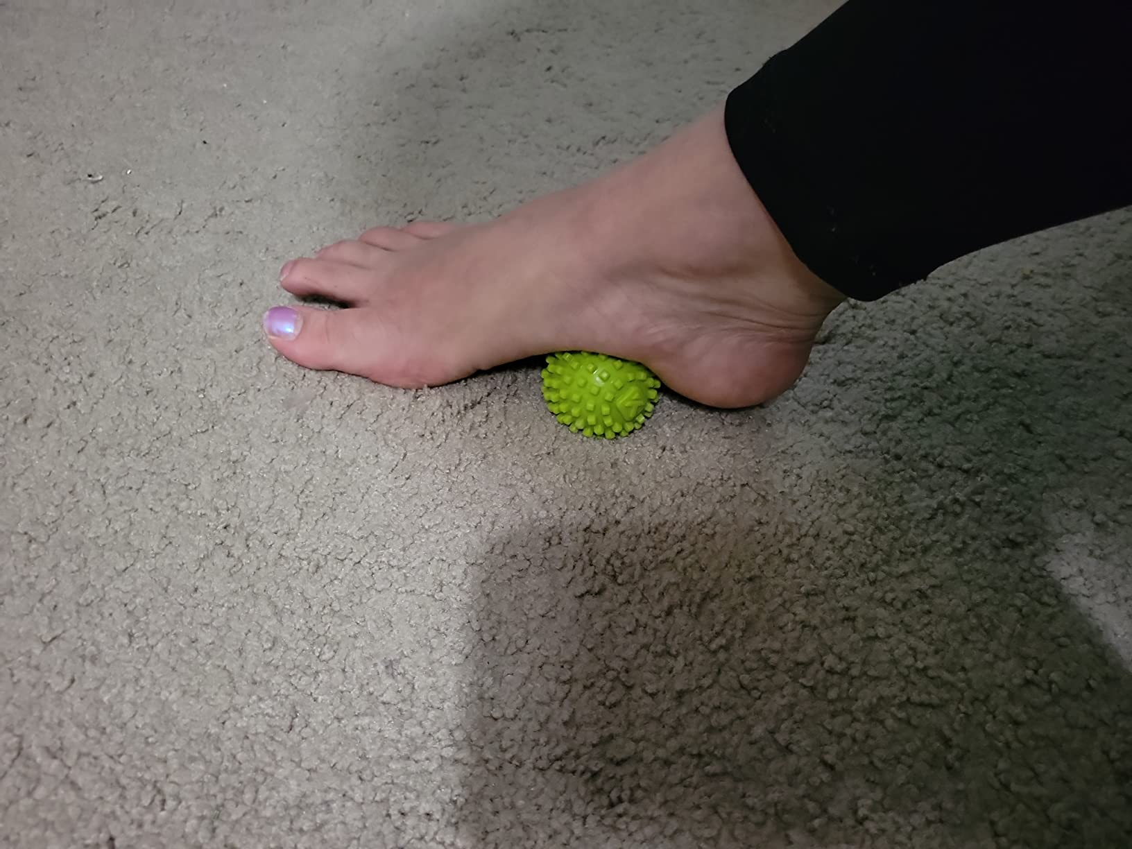 TRIGGERPOINT PERFORMANCE THERAPY MobiPoint Textured Massage Ball for Targeted Foot Pain Relief, (2-Inch) customer photo 2