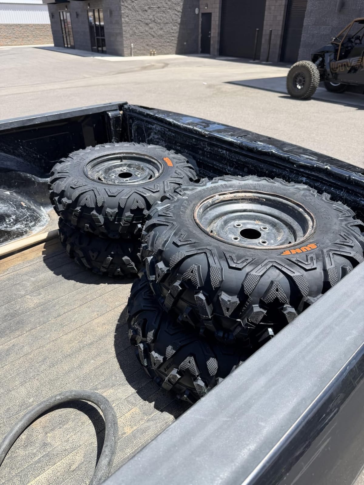 SunF ATV Tires 26x9-12 Front & 26x11-12 Rear UTV All Terrain Tires 6 Ply Tubeless A033, Set of 4 customer photo 1