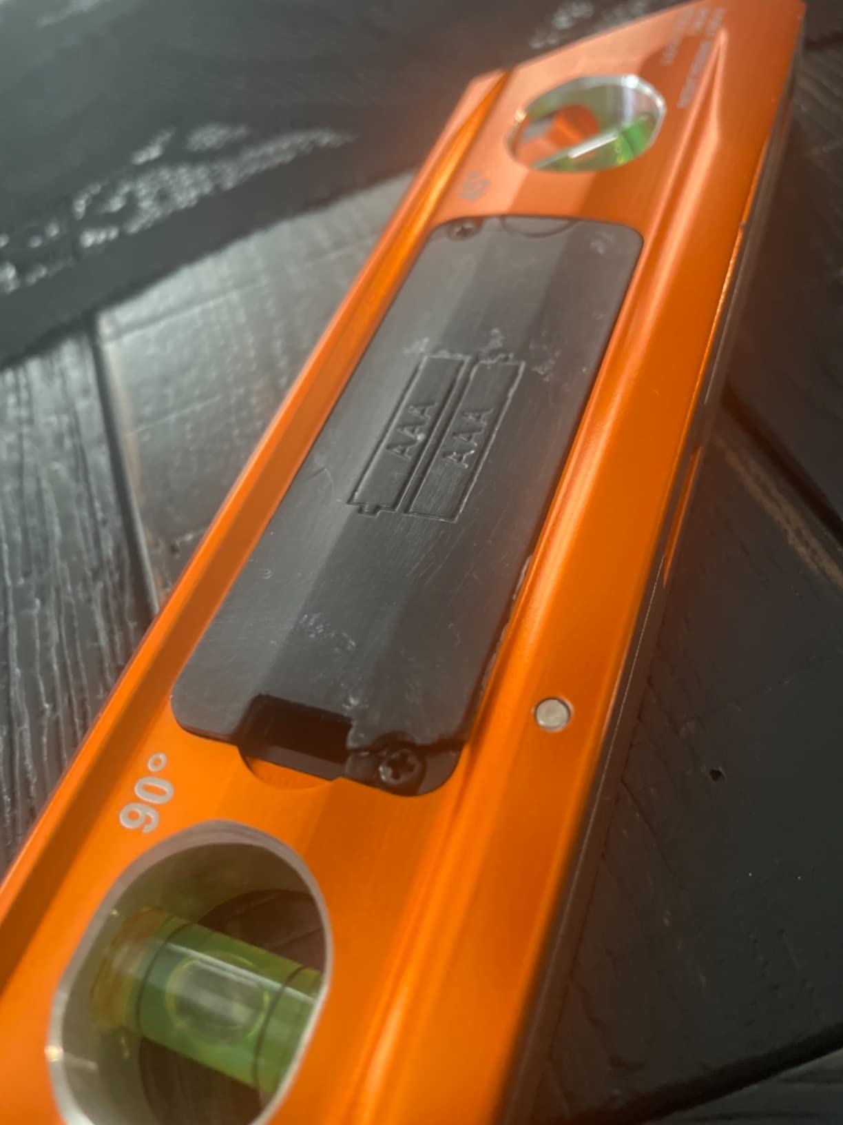 Klein Tools 935RBLT Level, 9-Inch Lighted Torpedo Level with Magnet, 0/45/90 Degree Vials and V-Groove, Water and Impact Resistant, High-Visibility customer photo 1