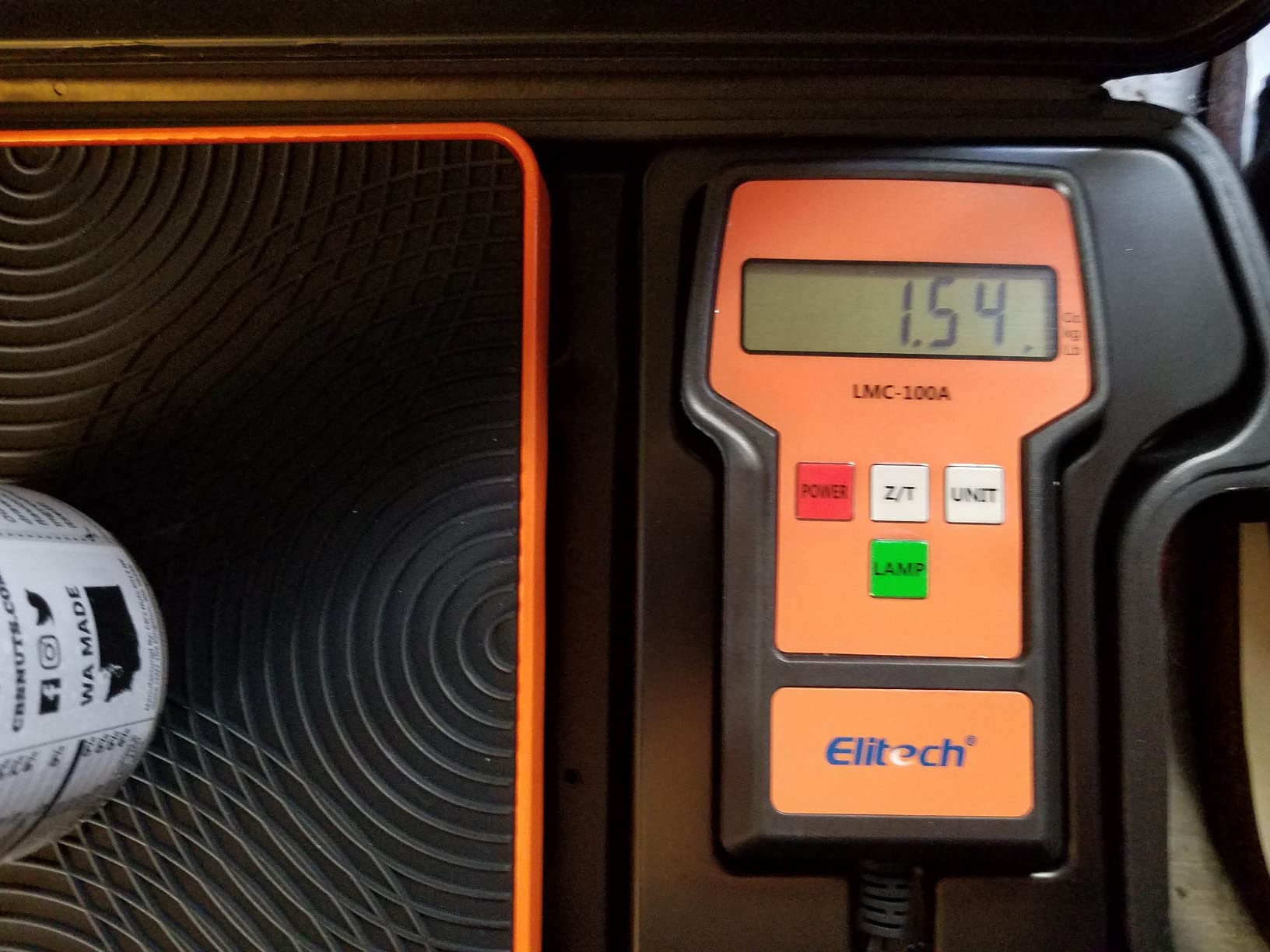 Elitech Refrigerant Scale 220 lbs, HVAC Freon Charging Scale, LMC-100A+ | ±0.05% Reading Accuracy +10g, Kg/Lb/Oz Units, Aluminum Alloy Construction, 9