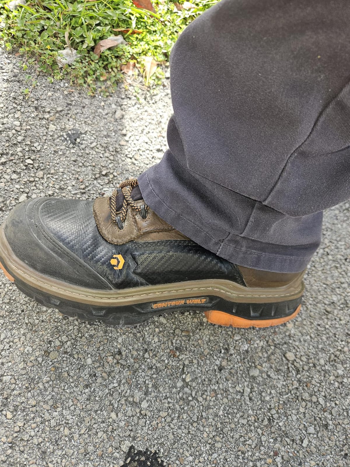 Wolverine Men's Overpass Composite Toe Waterproof Work Boots customer photo 2