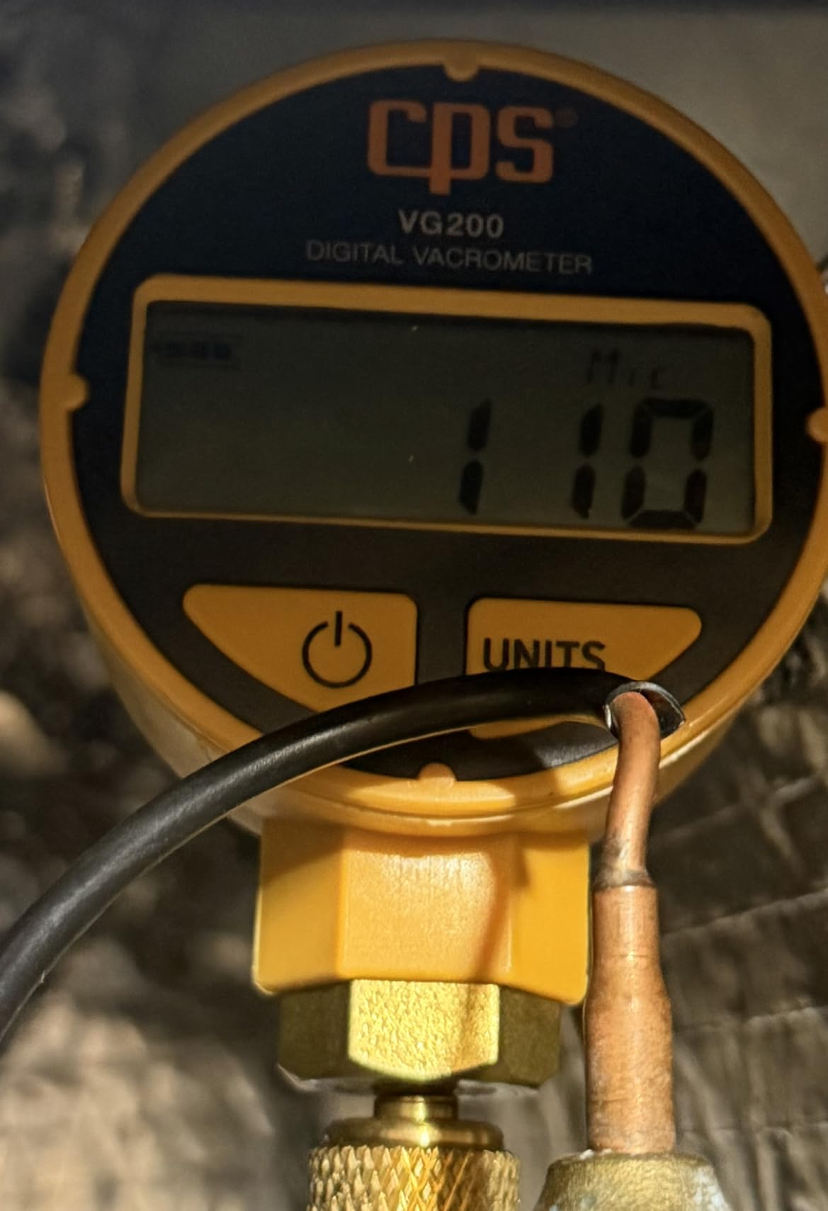 Hilmor 1948121 HVAC 5 CFM Vacuum Pump for HVAC Tools and Equipment, 120 Volts, 1/2 Horsepower, 11 oz. Oil Capacity customer photo 1