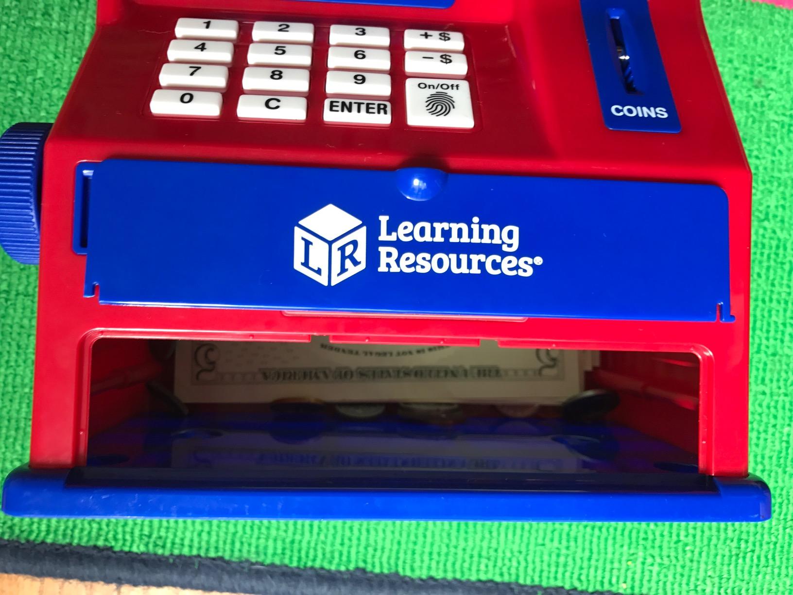 Learning Resources Pretend & Play Teaching ATM Bank | Electronic ATM Piggy Bank for Kids, Children's Banks, Money Management for Kids customer photo 1