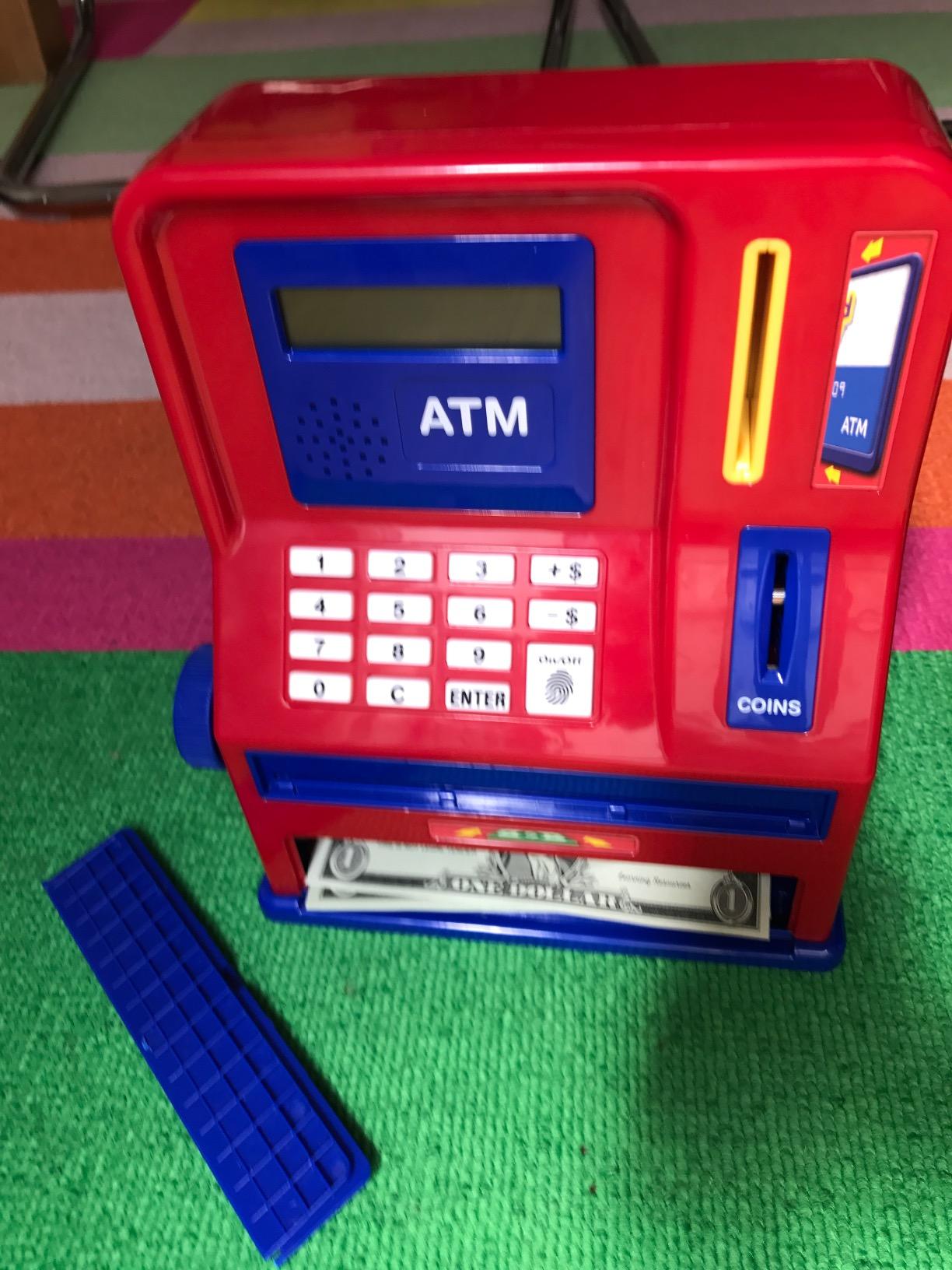 Learning Resources Pretend & Play Teaching ATM Bank | Electronic ATM Piggy Bank for Kids, Children's Banks, Money Management for Kids customer photo 2