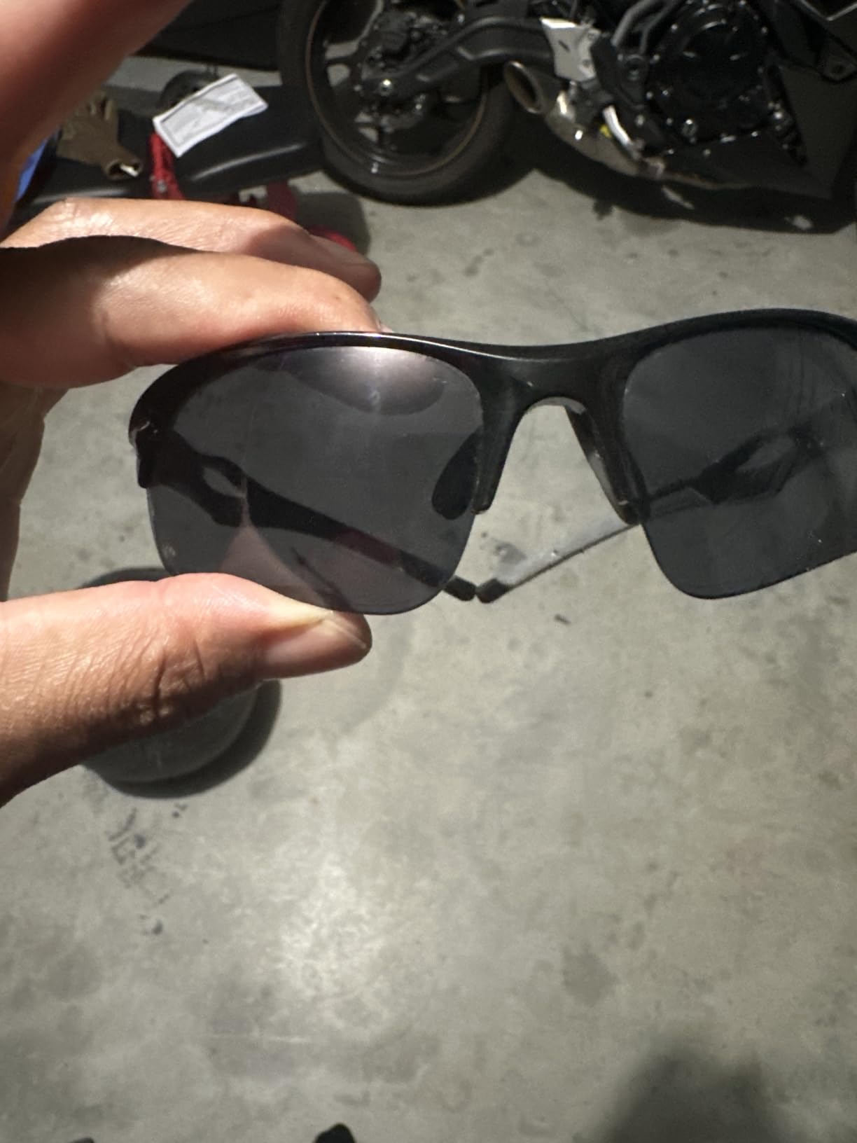 Smith & Wesson M&P Harrier Half Frame Interchangeable Shooting Glasses with Impact Resistance & Anti-Fog Lenses, Black customer photo 1