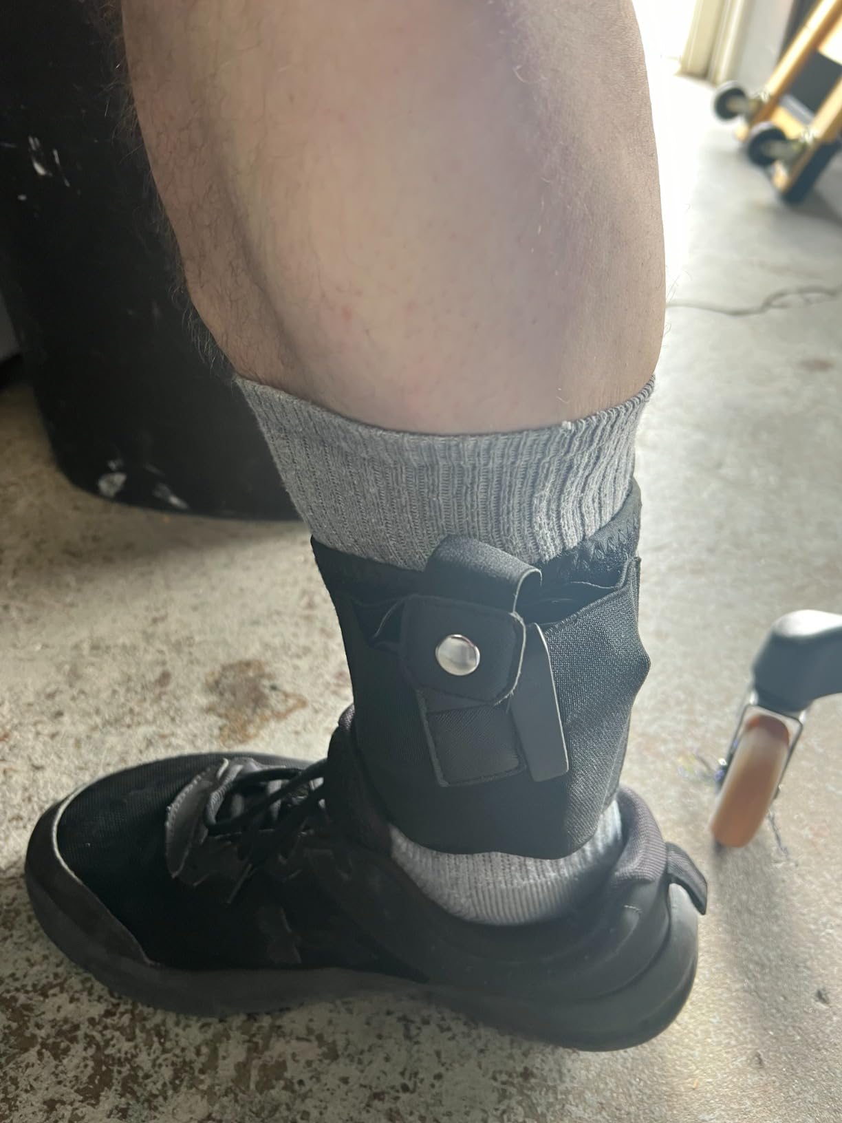 Ultimate Ankle Holster by ComfortTac, Compatible with Glock 42, 43, 36, 26, Smith and Wesson Bodyguard .380.38, Ruger LCP, LC9, Sig Sauer, and Similar Guns customer photo 2